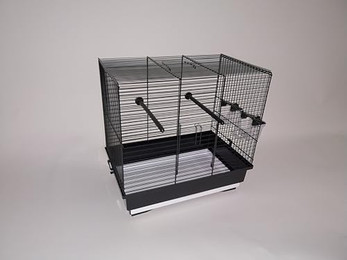 Produktbild von Vogelkäfig Vogelheim Vogelbauer 40x25,5x38,5 cm Schwarz