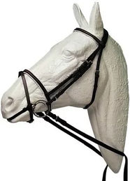 Produktbild von Vollnasenhalfter für Pferde glatt und geschlossen Hispano Hipica Inglesa