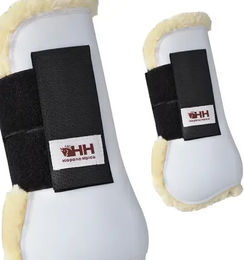 Produktbild von Vorderbein-Schoner für Pferde aus Schafsleder Hispano Hipica