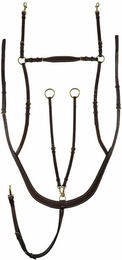 Produktbild von Vorderzeug für Pferde kombiniert mit Martingal Horze Belgravia