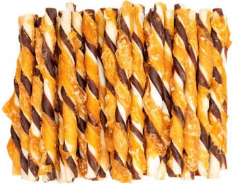 Voskes Rohhaut mit Rind- und Hühnerfleischsticks - 400 Gramm – Bild 1 von 2