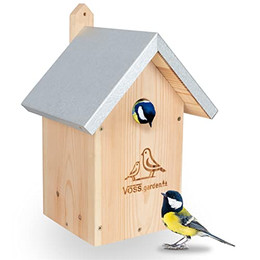 Produktbild von VOSS.garden Nistkasten Hazel mit Metall-Spitzdach - 1 Stk.