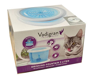 Produktbild von Vadigran Kleintier Trinkbrunnen Wasserspender für Hunde und Katzen 3L - 3 l