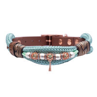 Produktbild von Vaiana Tauhalsband mit Perlen S 25-33cm Türkis wasserabweisend