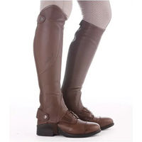Produktbild von Valerius Kavalkade Mini-Chaps aus Leder für Unisex in Schwarz oder Braun