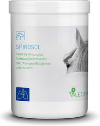 Valetumed Spirosol Ergänzungsfutter für Pferde zur Unterstützung der Atemwege 750 ml - 750 g – Bild 1 von 6