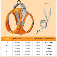 Produktbild von Var Vogue Reflektierendes Hundegeschirr aus Seil für Welpen Größe S 3-6kg