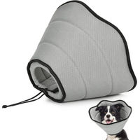 Produktbild von VavoPaw Verstellbare Halskrause für Hunde aus Polyester in Grau