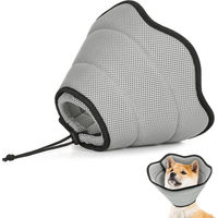 Produktbild von VavoPaw Verstellbare Halskrause Hund Leckschutz Grau Größe M