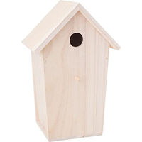 Produktbild von VBS Deko-Vogelhaus aus Holz in Beige und Natur - 1 Stk.