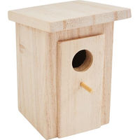 Produktbild von VBS Miniatur Nistkasten Vogelhaus aus Rohholz 8,5x8,5 cm