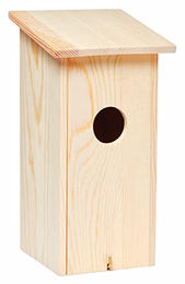VBS Nistkasten für Wildvögel aus Holz in Natur Beige 23,5x12x12cm - 1 Stk. – Bild 1 von 13