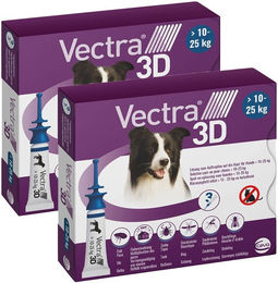 Vectra 3D Spot-On für Hunde 10-25 kg gegen Flöhe und Zecken – Bild 1 von 1