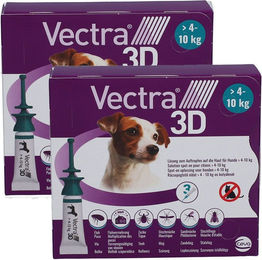 Vectra 3D Spot-On für Hunde 4-10 kg gegen Flöhe und Zecken – Bild 1 von 1