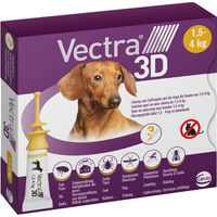 Produktbild von Vectra 3D Spot-On für Hunde ab 40 kg gegen Flöhe und Zecken 3 Pipetten