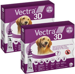 Vectra 3D Spot-On für Hunde großer Rassen gegen Flöhe und Zecken 25-40 kg – Bild 1 von 1