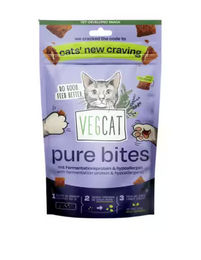 Produktbild von VegCat Pure Bites Katzen Leckerli für Adult ohne tierisches Protein 60g