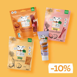 Produktbild von VEGDOG BBQ Bundle S Vorteilsbox für Hunde vegan und hypoallergen