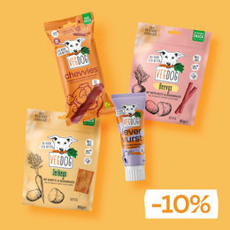 Produktbild von VEGDOG BBQ Bundle XL Vorteilsbox Vegan und Hypoallergen