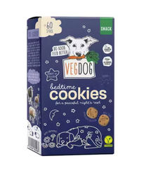 Produktbild von VegDog BEDTIME Cookies Entspannender Funktionssnack für Hunde Vegan 400g