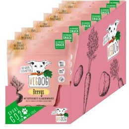 VEGDOG Beevys Hypoallergener Belohnungssnack für Hunde Vegan mit Buchenrauch 9 x 80 g - 9 x 80 g – Bild 1 von 5