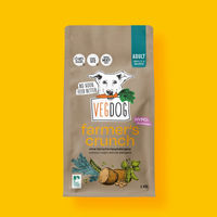 Produktbild von VEGDOG Farmer's Crunch Trockenfutter für Hunde Adult Vegan Hypoallergen 1kg