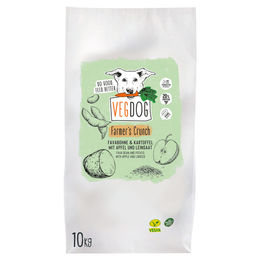 VEGDOG Farmer's Crunch Vegan Trockenfutter für adulte Hunde 10 kg - 10 kg – Bild 1 von 5