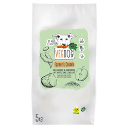 VEGDOG Farmers Crunch Vegan Hundefutter Adult ohne tierisches Protein 5 kg - 5 kg – Bild 1 von 4