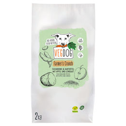 VEGDOG Farmers Crunch Veganes Trockenfutter für adulte Hunde Hypoallergen 2 kg - 2 kg – Bild 1 von 6