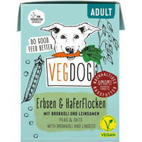 Produktbild von VEGDOG Hundefutter Adult Erbsen & Haferflocken Vegan 10x 200 g Tetra Pak - 200 g