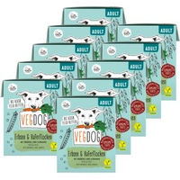 Produktbild von VEGDOG Hypoallergenes Hund Nassfutter Adult Erbsen und Haferflocken Tetra Pak 10x390 g - 10 x 390 g