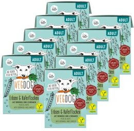 VEGDOG Hypoallergenes Nassfutter Adult für Hunde ohne tierisches Protein Tetrapack 10x200 g - 10 x 200 g – Bild 1 von 6