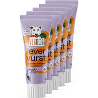 Produktbild von VEGDOG Leverwurst Belohnungssnack für Welpen hypoallergen ohne tierisches Protein 5 x 75 g