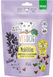 Produktbild von VEGDOG Mobilities Minis Veganer Kausnack für Hunde 115 g