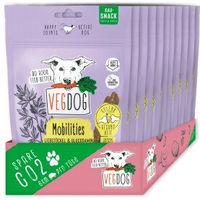 Produktbild von VEGDOG Mobilities Veganer Kausnack für Hunde Adult 12x115g Hypoallergen ohne tierisches Protein - 12 x 115 g