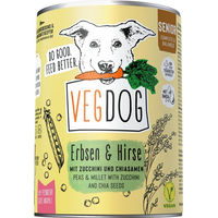 Produktbild von VEGDOG Senior No. 1 Veganes Nassfutter Erbsen & Hirse 6x 400 g - 6 x 400 g