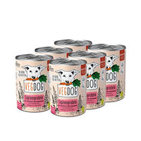 Produktbild von VEGDOG Sensitive Hundefutter Adult hypoallergenes Nassfutter ohne tierisches Protein 6 x 400 g