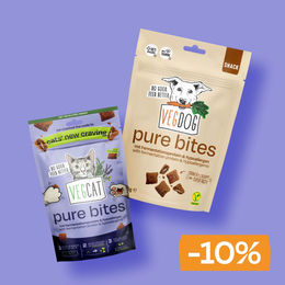 Produktbild von VEGDOG VEGCAT Pure Bites Hypoallergener Belohnungssnack für Hunde und Katzen