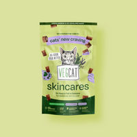 Produktbild von VegDog VEGCAT Skincares Crunchy Sticks Haut & Fell Leckerli 60g