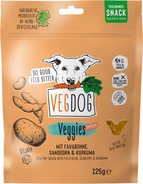 VEGDOG Veggies Immune Funktionssnack vegan und hypoallergen 125 g - 10 x 125 g – Bild 1 von 4