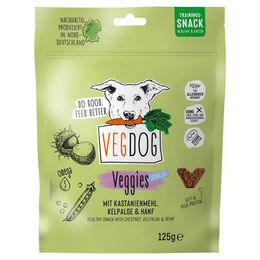 VEGDOG Veggies Skincare Funktionssnack für Hunde hypoallergen vegan ohne tierisches Protein 125 g - 10 x 125 g – Bild 1 von 5