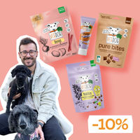 Produktbild von VEGDOG Vorteilsbox Kampfpudelmanns Favs Vegan für Hunde zur Unterstützung der Gelenke