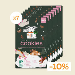 VegDog Winter Cookies Snacks für Hunde 7 x 400g – Bild 1 von 1