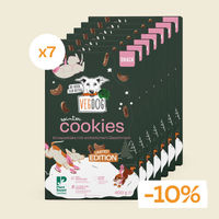 Produktbild von VegDog Winter Cookies Snacks für Hunde 7 x 400g