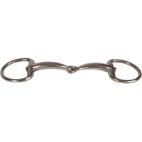Produktbild von Velari Einfache Olive Bruchstange für Pferde aus Edelstahl 14mm 12,5cm