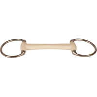Produktbild von Velari Flex Soft Olivenkopftrense aus Kunststoff in Weiß und Beige