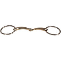 Produktbild von Velari Kandare mit 2 Ringen und Kupfer für Pferde 14mm