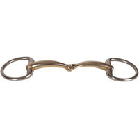Produktbild von Velari Oliven-Mundstück für Pferde aus Kupfer 14mm 12,5cm