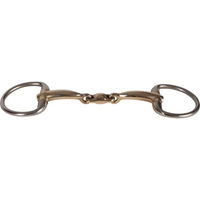 Produktbild von Velari Olivengebiss mit doppeltem Bruch aus Kupfer für Pferde 16mm 11,5cm