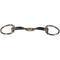 Produktbild von Velari Olivenkopftrense doppelt gebrochen Sweet Iron für Pferde 16mm 13,5cm